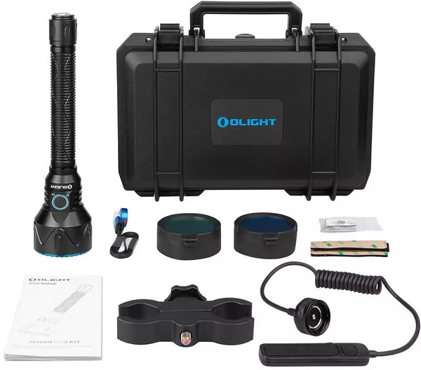 Olight Javelot Pro 2 Kit Flashlight (Tactical, 2500 Lumens, 1050m, Black)