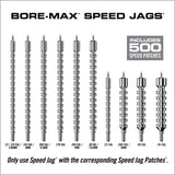 3 Image for Bore-Max® Speed Jags™ & Patches Multi-Cal Pack-Real Avid