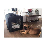 Cosmic Pets Collapsible Pet Carrier - XLarge - Black In Use View