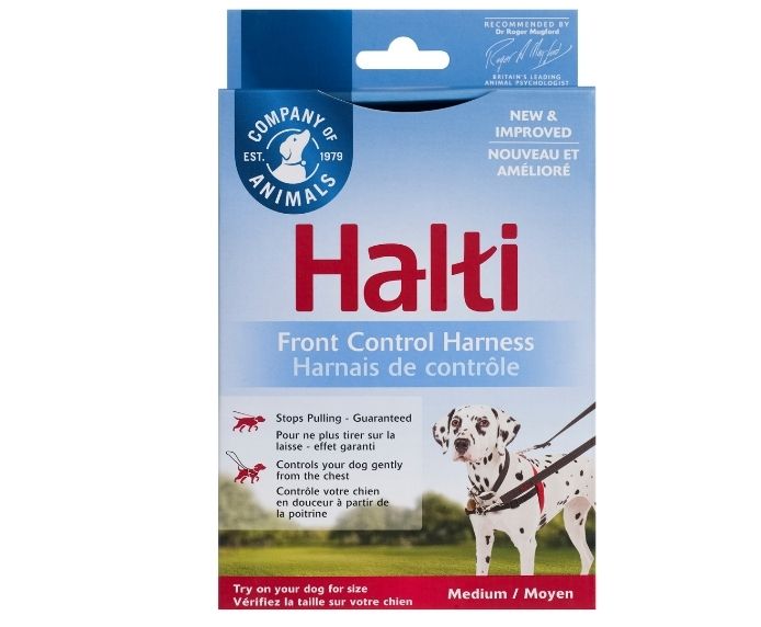 Halti Front Control Harness (Black/Red, Small)