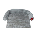 Mikki Sofa Snuggler Blanket Bed (Grey, Large)