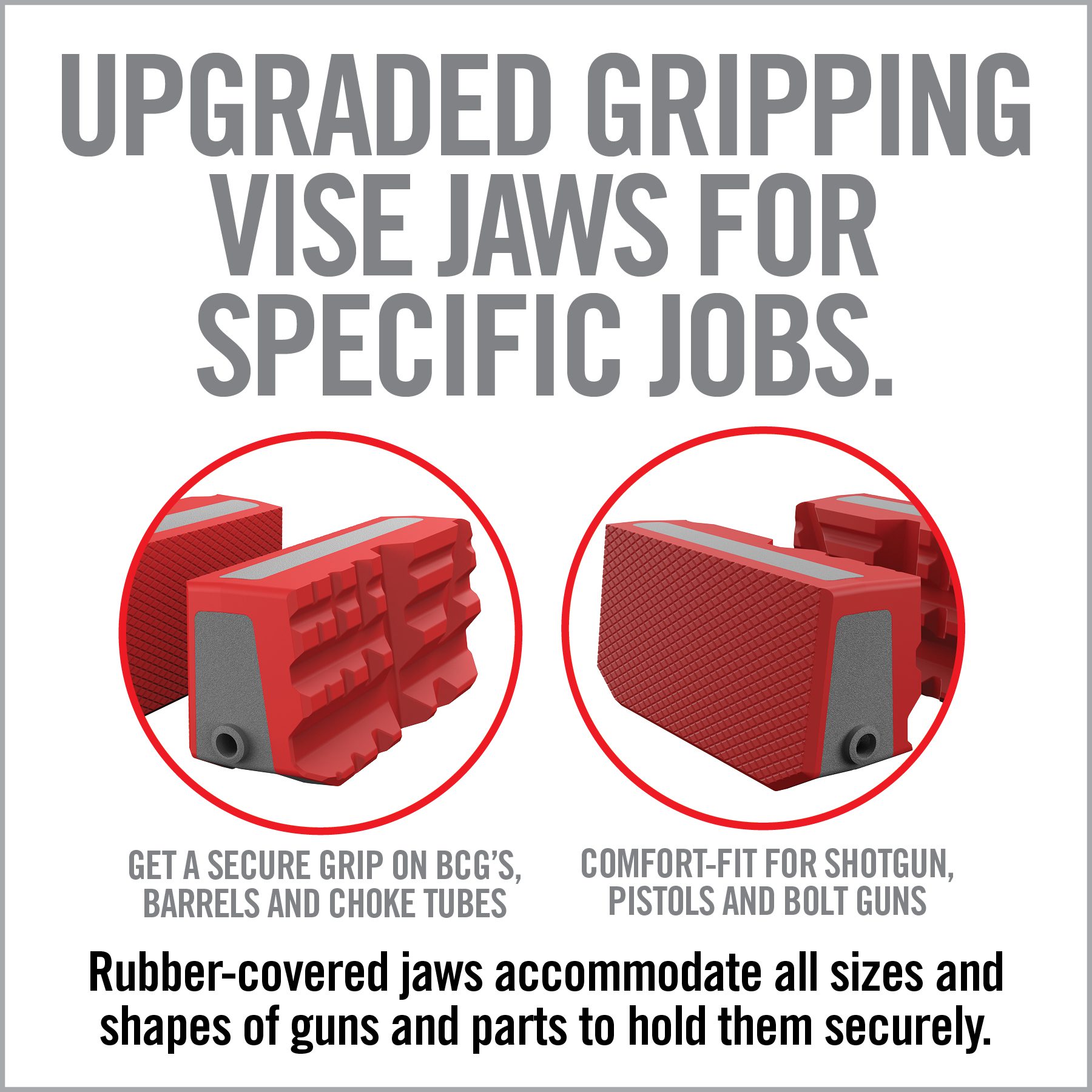 4th Image for Smart-Jaws™ — Multi-Fit™ for Master Gun Vise® - Real Avid