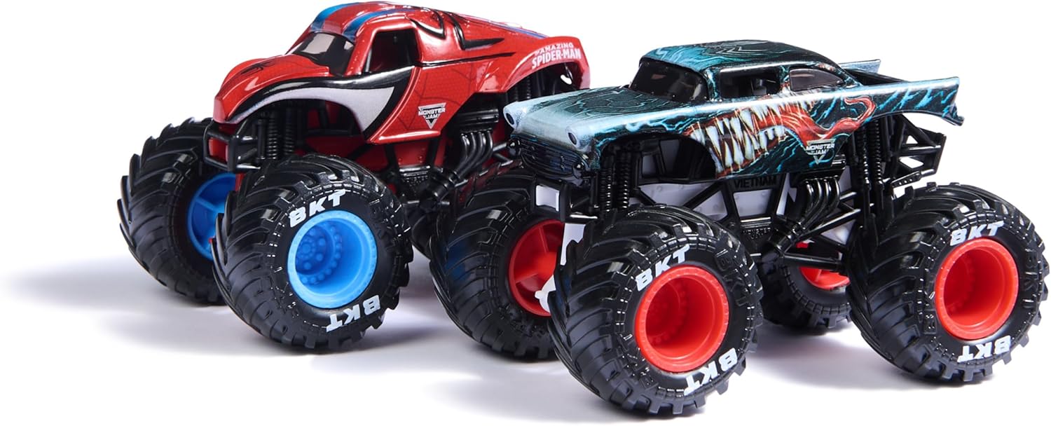 Monster Jam Marvel Venom vs. Spider-Man (2-Pack)