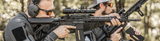 UTG Accu-Sync Medium Profile Offset Picatinny Rings (1”, 34mm)