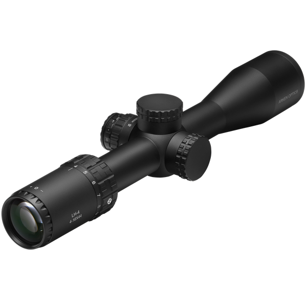 Arken LH-4 4-16x44mm Riflescope (FFP VHR Reticle, Capped Tool-less Turrets, 30mm Tube, MOA)