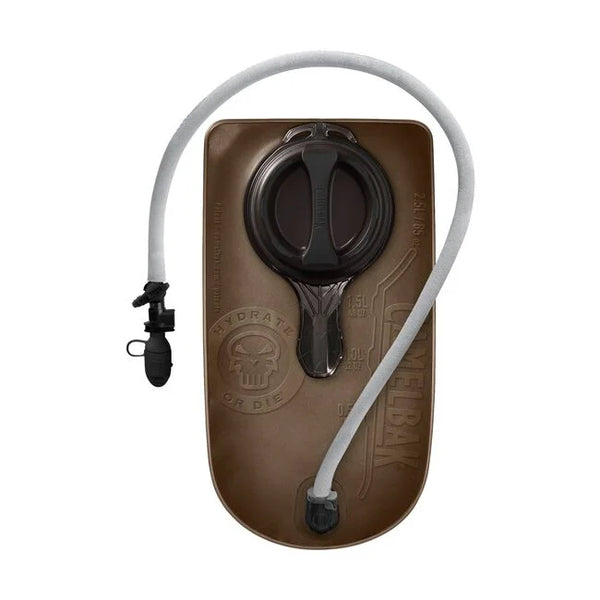 CamelBak Mil Spec Crux 2.5L Hydration Bladder with Grey Tube Cover