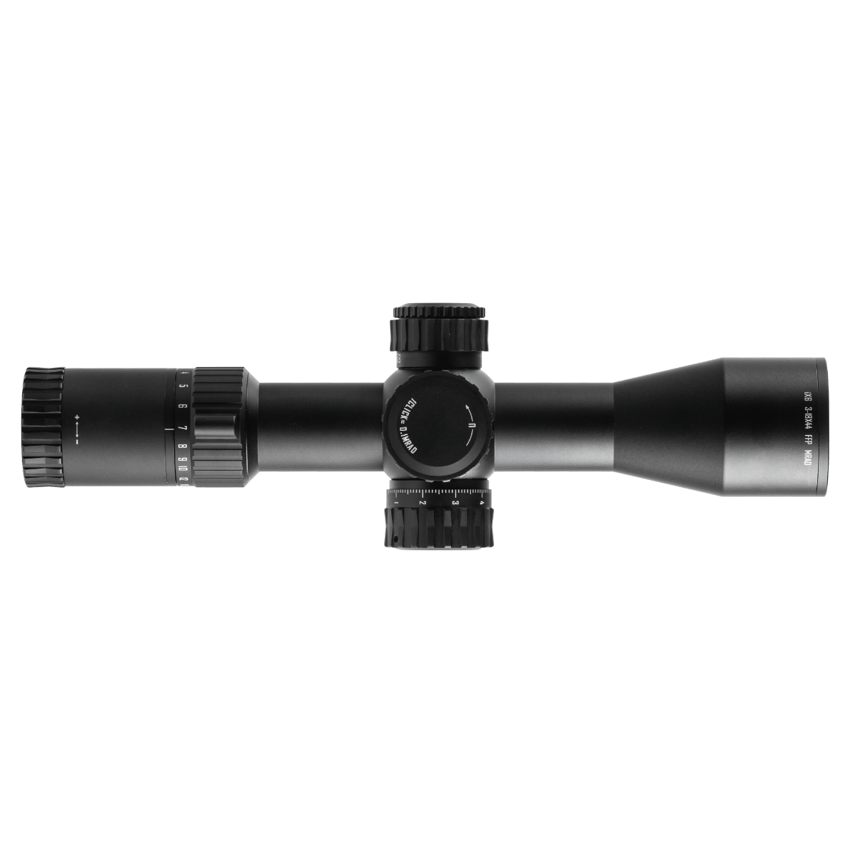 INTEGRIX® iX6 3-18X44 34 mm FFP Mid Power Scope, M1 MRAD