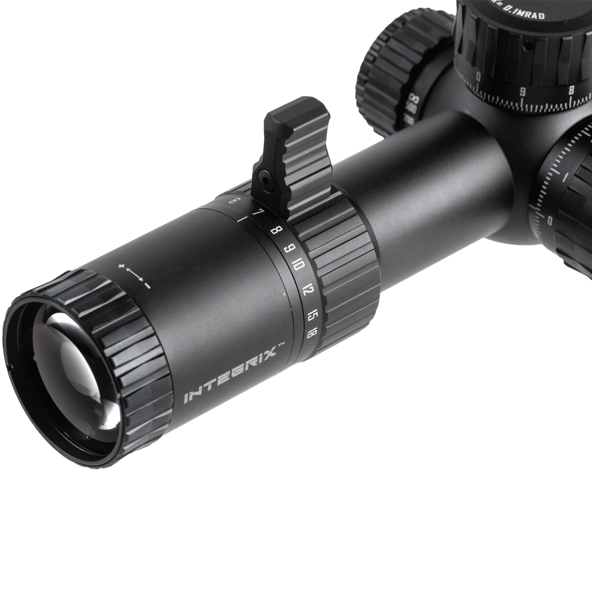 INTEGRIX® iX6 3-18X44 34 mm FFP Mid Power Scope, M1 MRAD