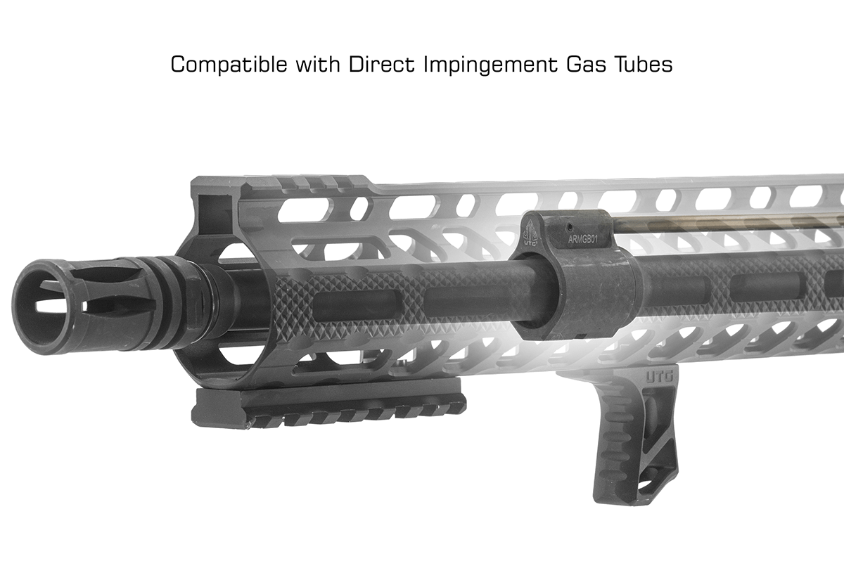 UTG AR15 Micro Gas Block .750" ID Steel Matte Black