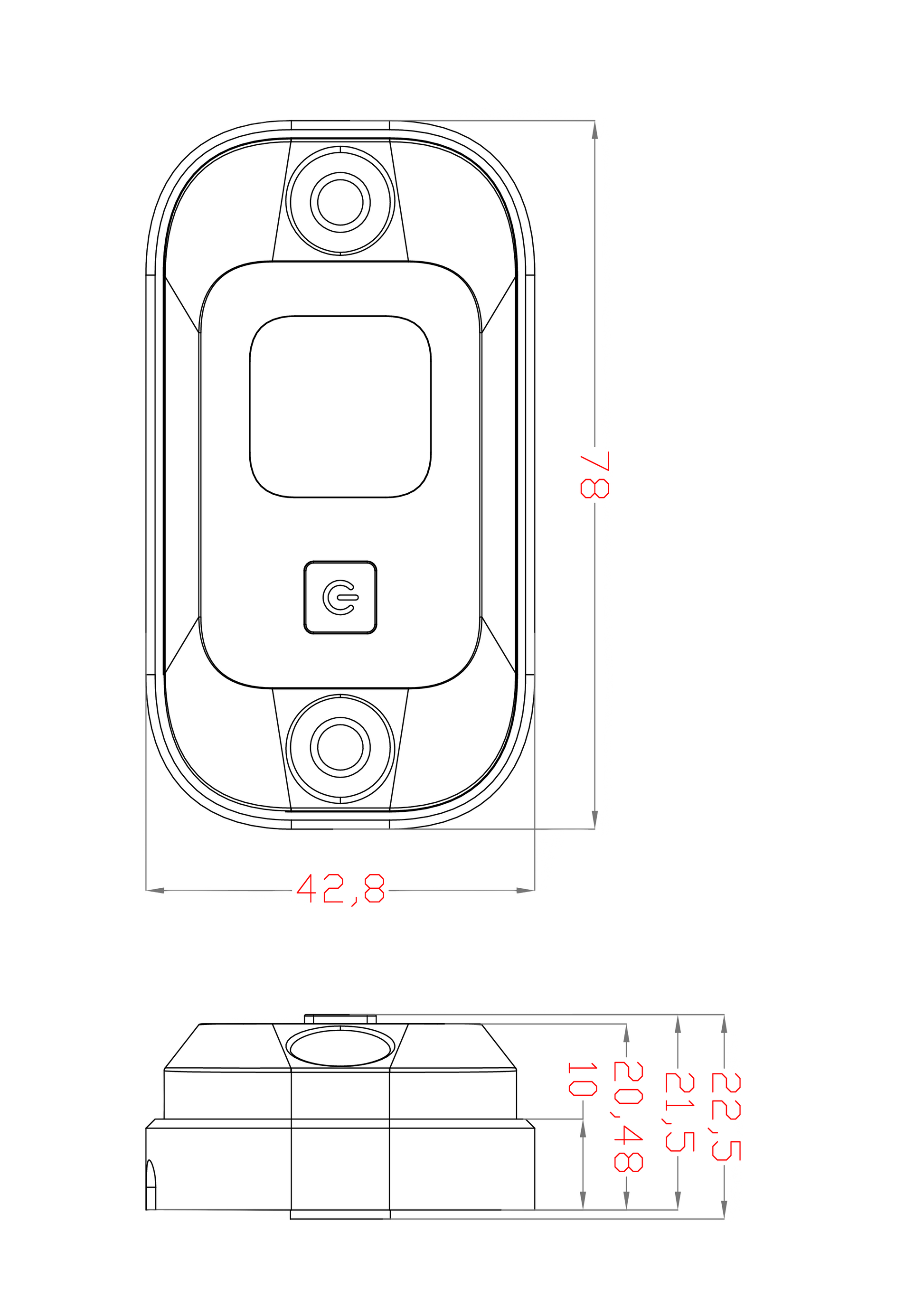 Flex 12V LED Dual-Colour Rock Light (Built-In Switch)