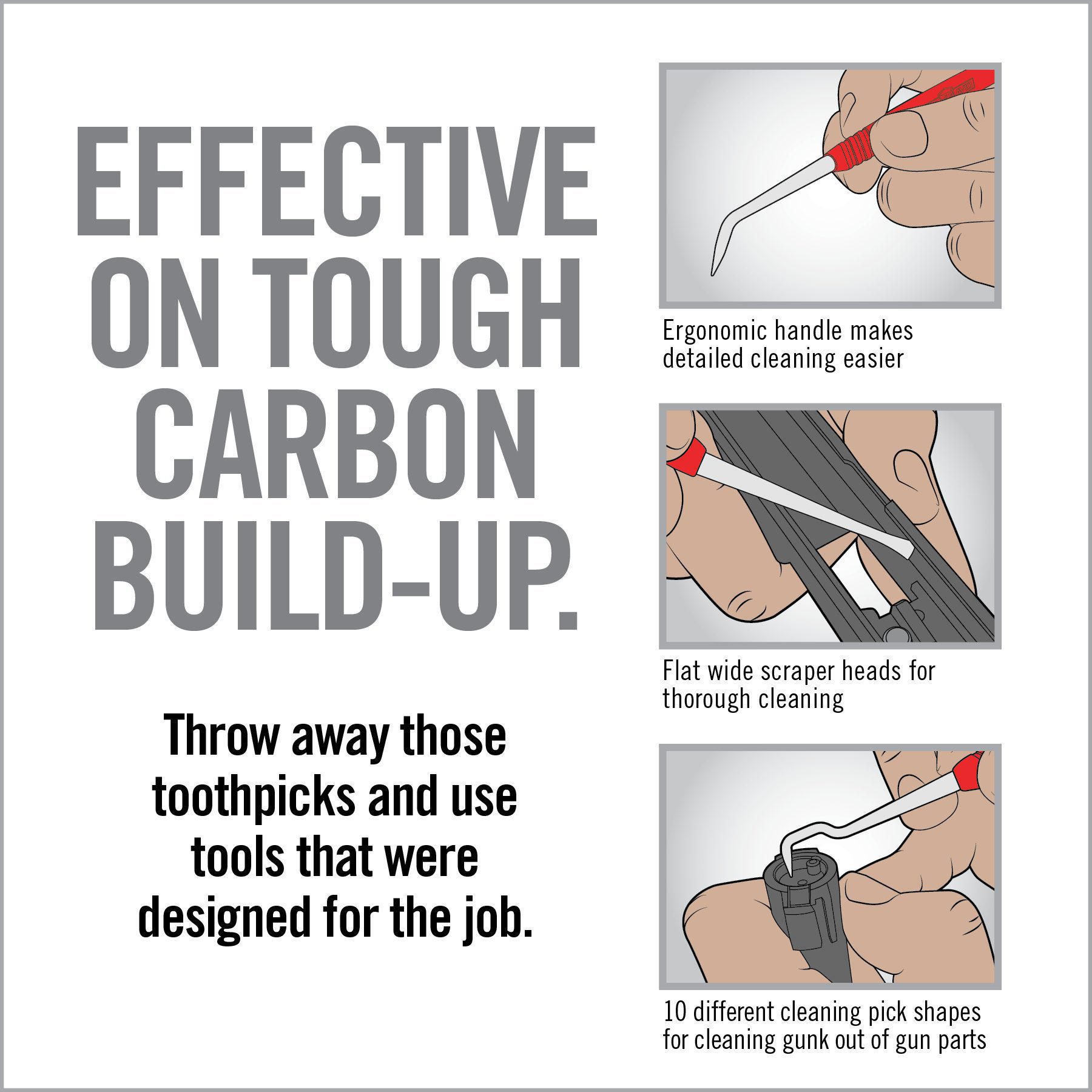 7th Image for Accu-Grip™ Steel Picks - Real Avid