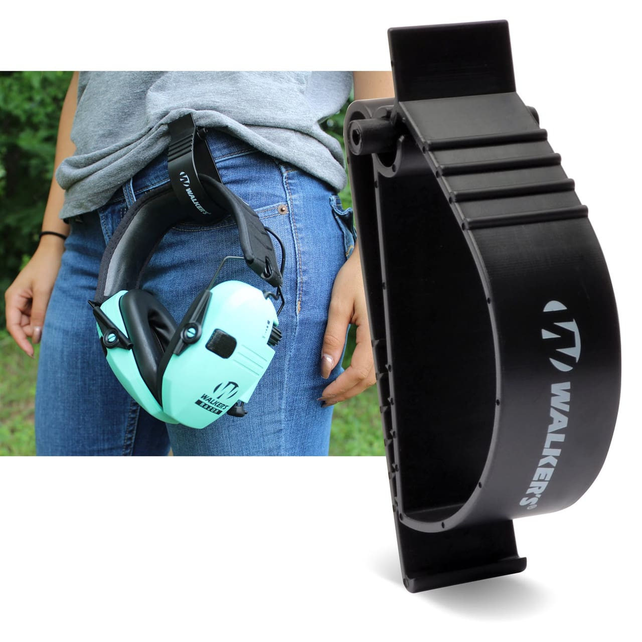 Walker's Earmuffs & Glasses Holder