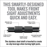 Real Avid AR15 Front Sight Adjuster Tool