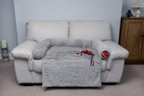 Calming Sofa Snuggler Blanket Bed Grey - Large - Image 4