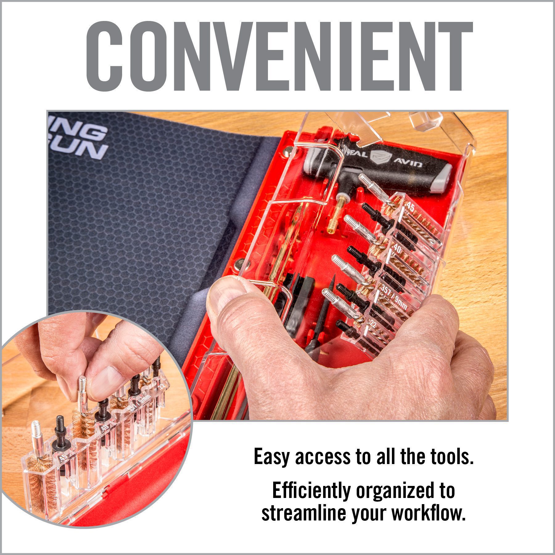 8 Image for Master Cleaning Station® - Handgun-Real Avid