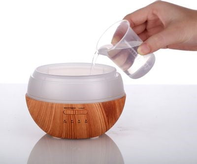 Crystal Aire Droplet Shaped Diffuser - Light Wood (400ml)