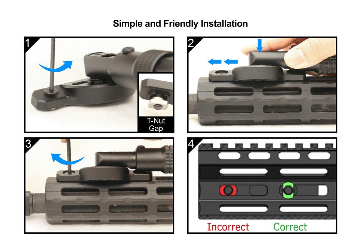 UTG RECON FLEX M-LOK Bipod Matte Black 8.0"-11.8" Center Height