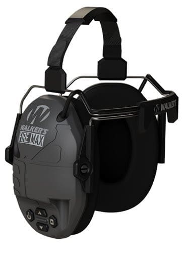 Walker's Firemax Earmuffs (Behind the Neck style Black)