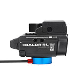 Olight Baldr Mini Weapon Light (Red Laser, 600 Lumens, 130m, Black)