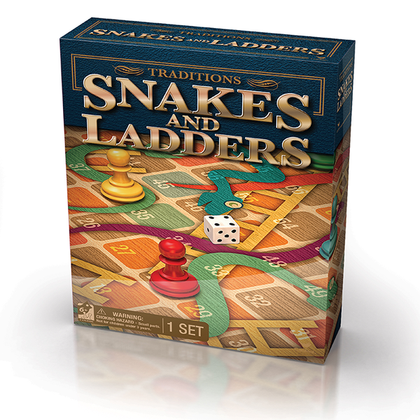 Classic Games Traditions Snakes And Ladders Board Game