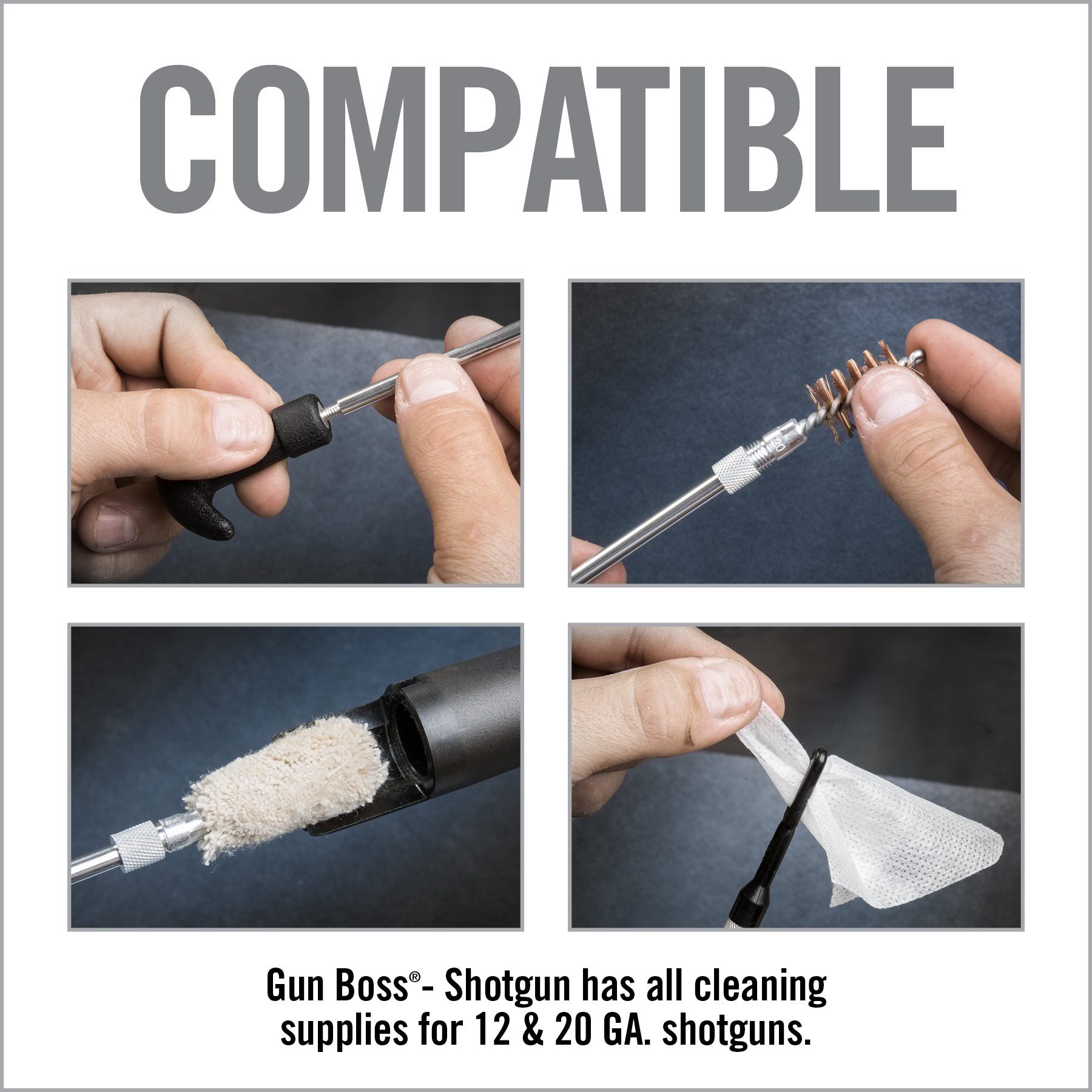 8 Image for Gun Boss® - Shotgun Cleaning Kit-Real Avid