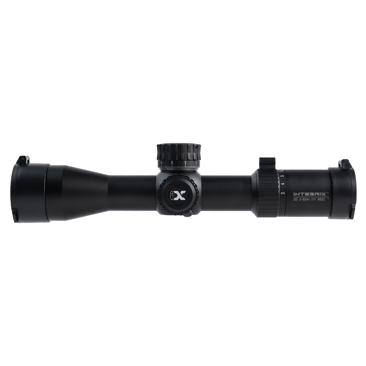 INTEGRIX® iX6 3-18X44 34 mm FFP Mid Power Scope, M1 MRAD