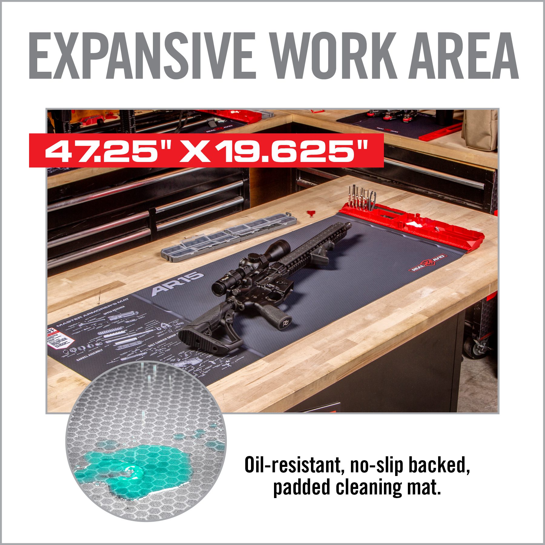 9 Image for Master Armorer's Mat®-Real Avid