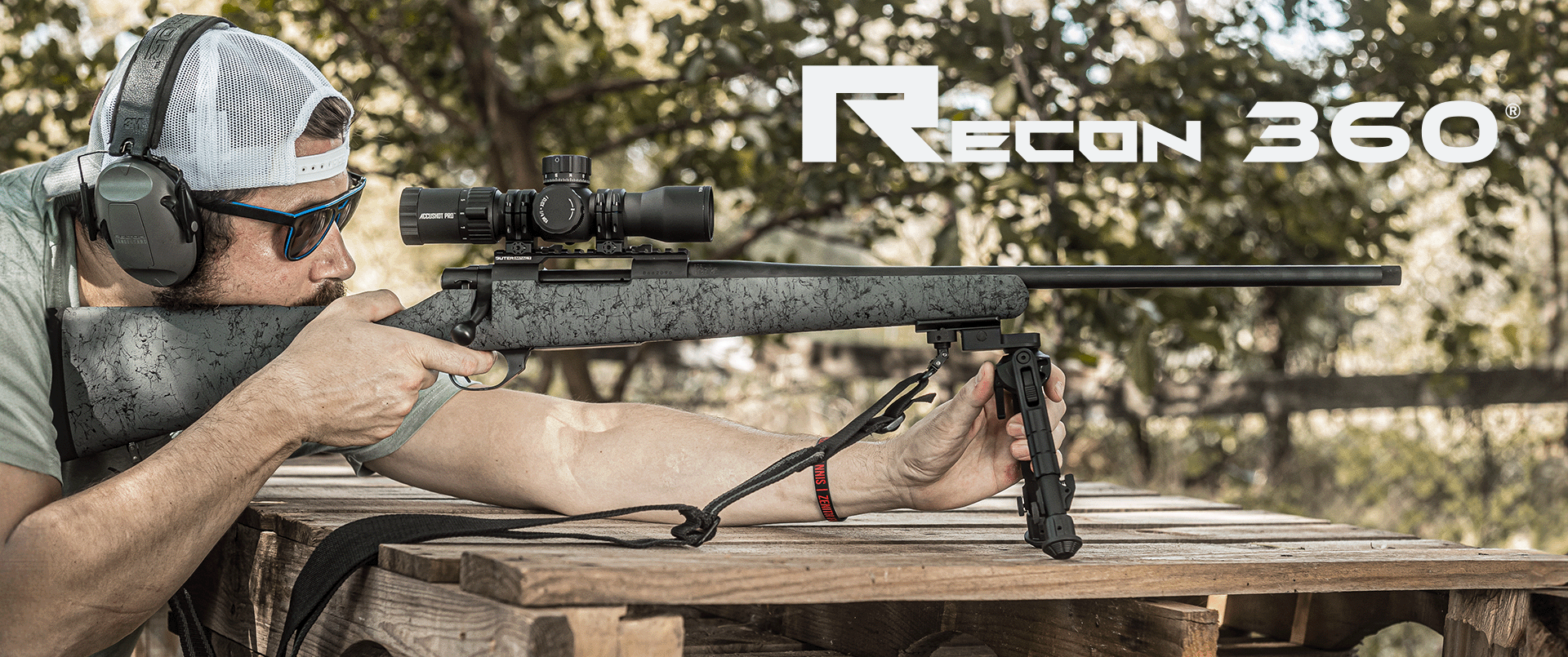 UTG Heavy Duty Recon 360 Bipod Center Height (17cm-23.1cm)