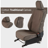 Escape Gear Seat Covers Hyundai H1 Multi-Van (2016 - present) - 1 Front, 3/4 Front Bench With Folding Backrest/Armrest With Airbags, Solid Rear Bench