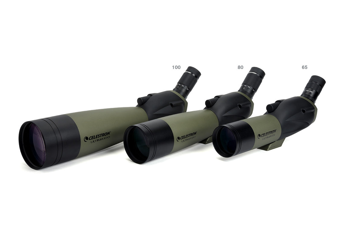 Ultima 20-60x80mm Angled Zoom Spotting Scope