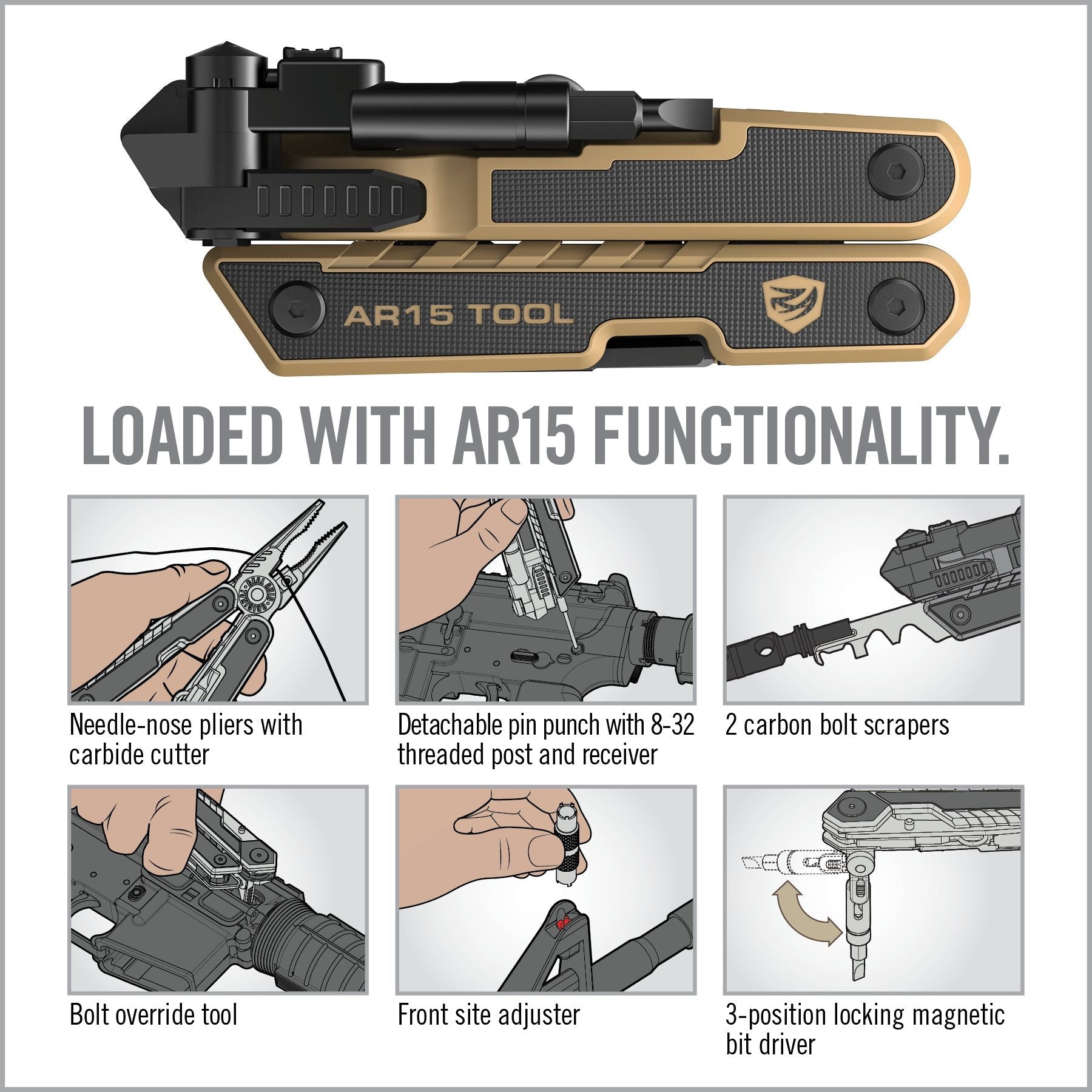 3 Image for AR15 Tool™-Real Avid