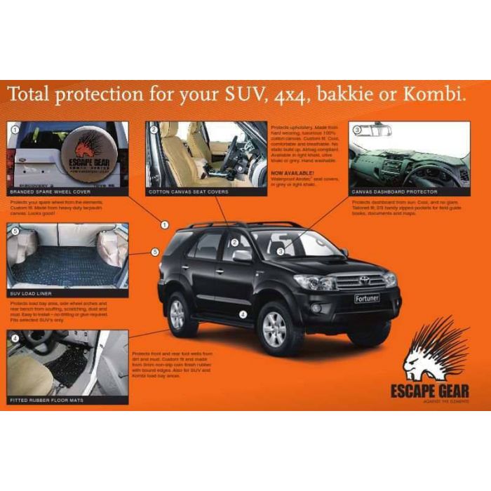 Escape Gear Seat Covers Toyota Prado VX (2010 to Present)