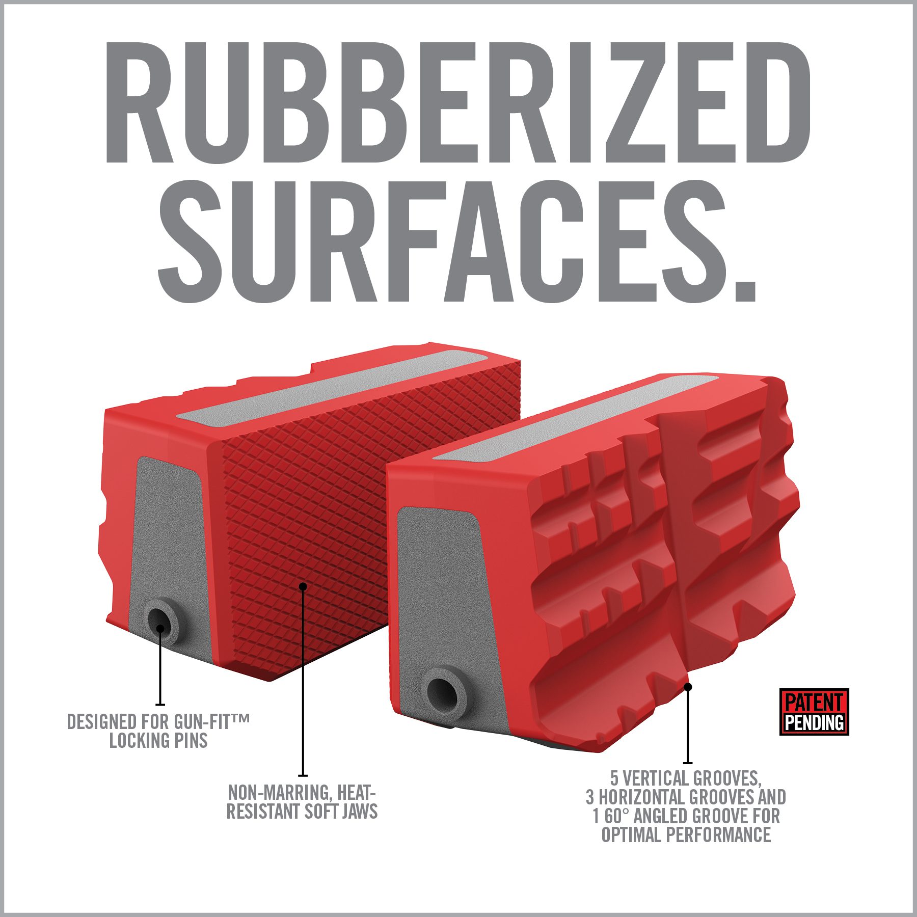 5th Image for Smart-Jaws™ — Multi-Fit™ for Master Gun Vise® - Real Avid
