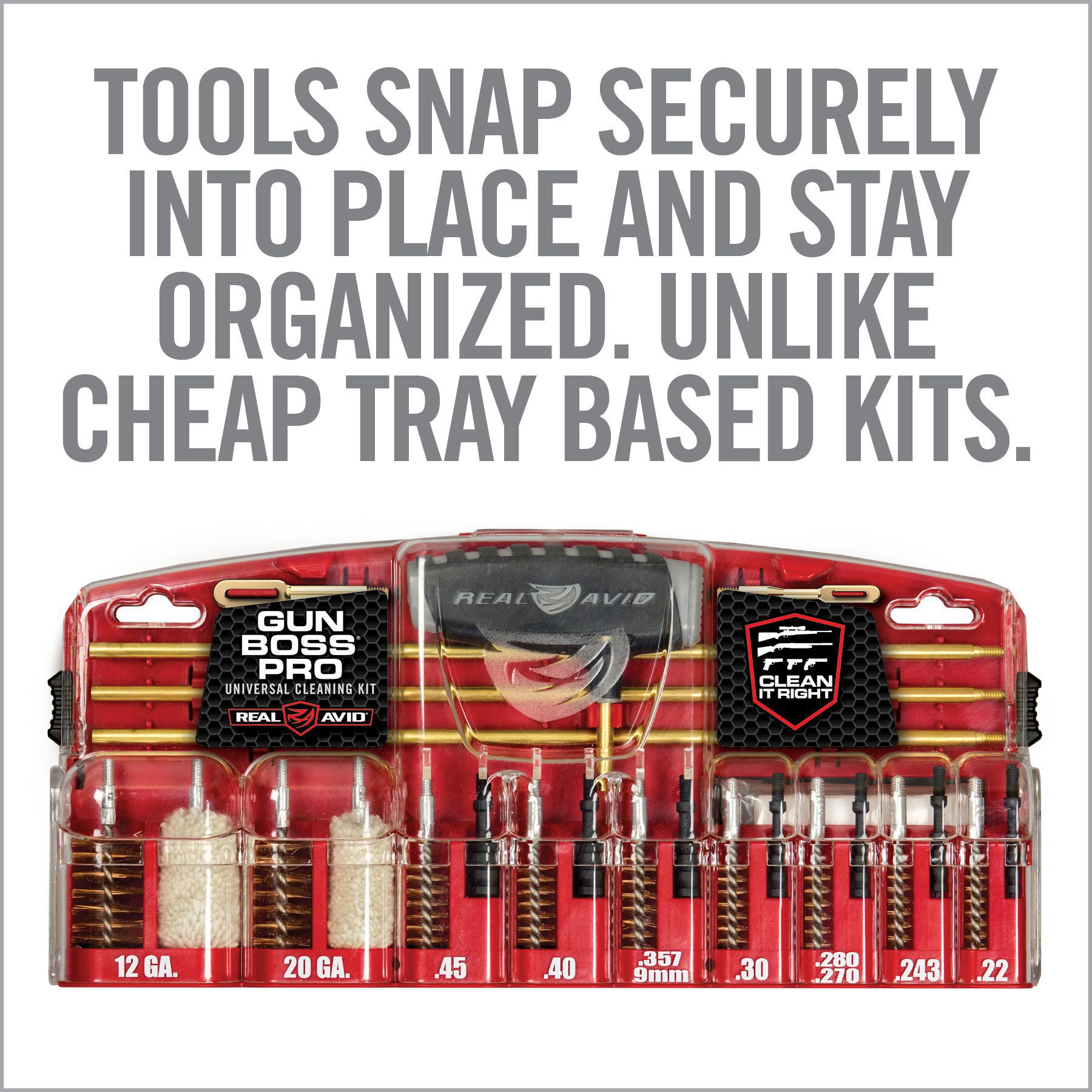 2 Image for Gun Boss® Pro - Universal Cleaning Kit-Real Avid