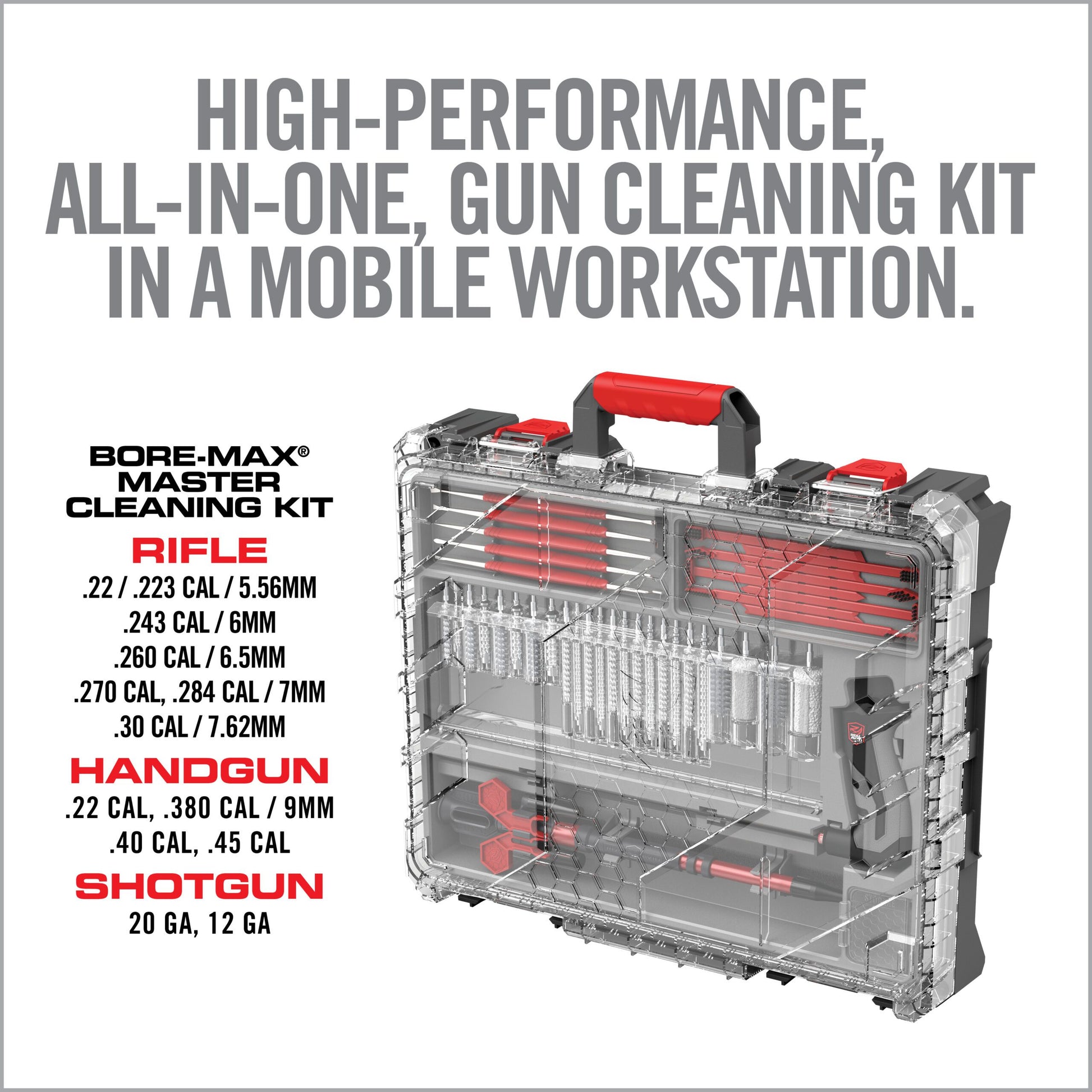 5th Image for Bore-Max® Master Cleaning Kit and Mobile Workstation - Real Avid