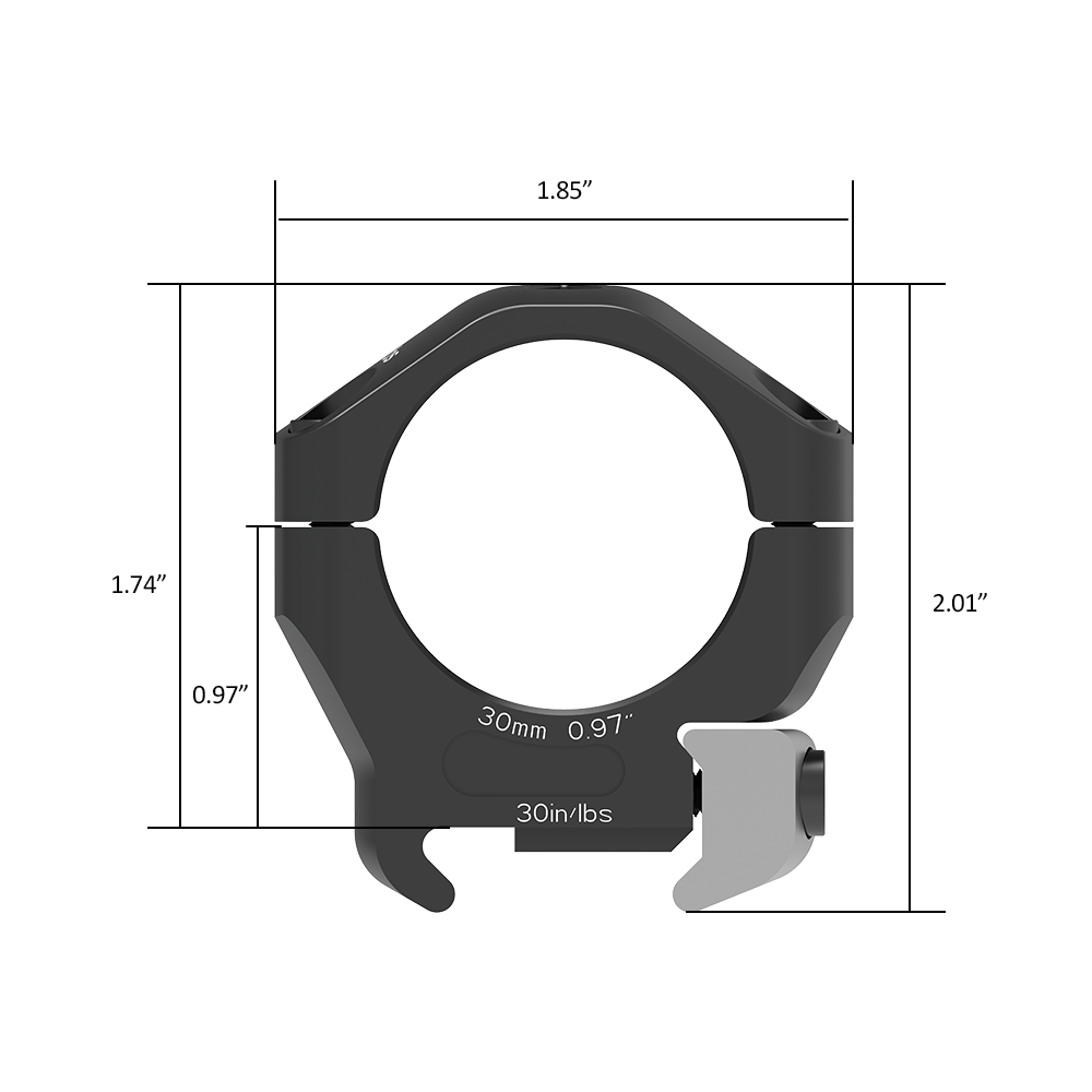 HALO Ti™ Titanium Scope Rings - Image 6