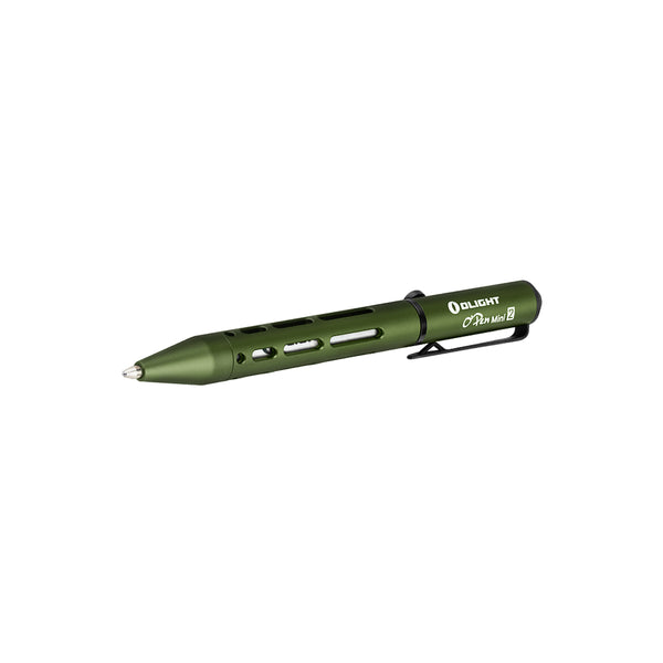 Olight Open Mini 2 EDC Pen & Pencil (Bolt-Action, Olive Green)