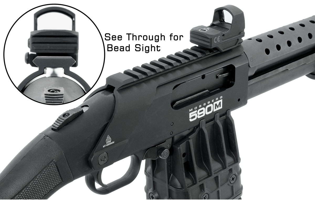 UTG 590M Mag-Fed Optic Mount 12 Gauge