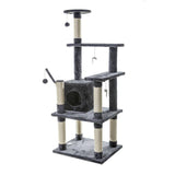 Cosmic Pets Plush Cat Tree (Stardust, Grey)