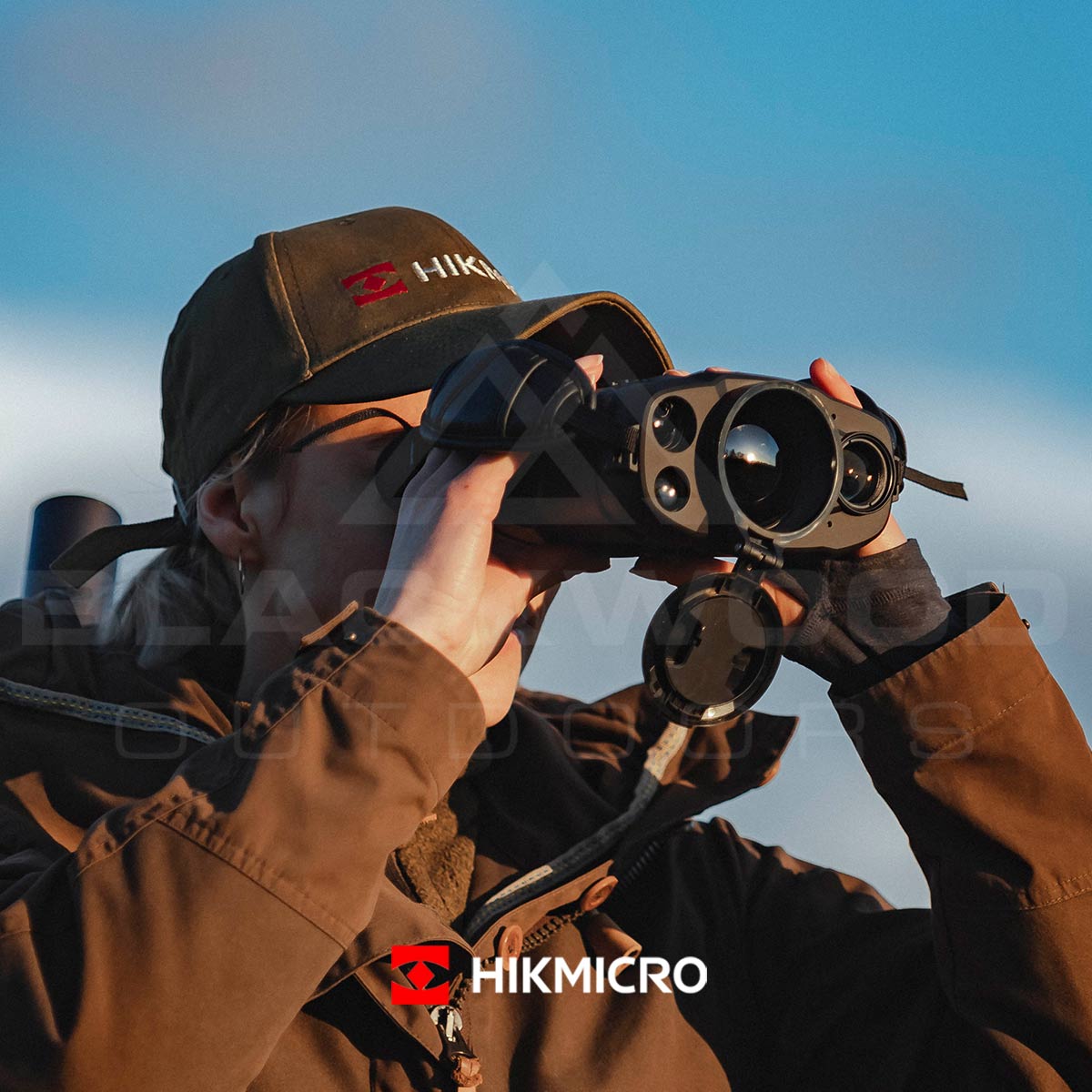 HIKMICRO Raptor RH50L 50mm Handheld Thermal Fusion Optical IR LRF Binoculars - Image 3