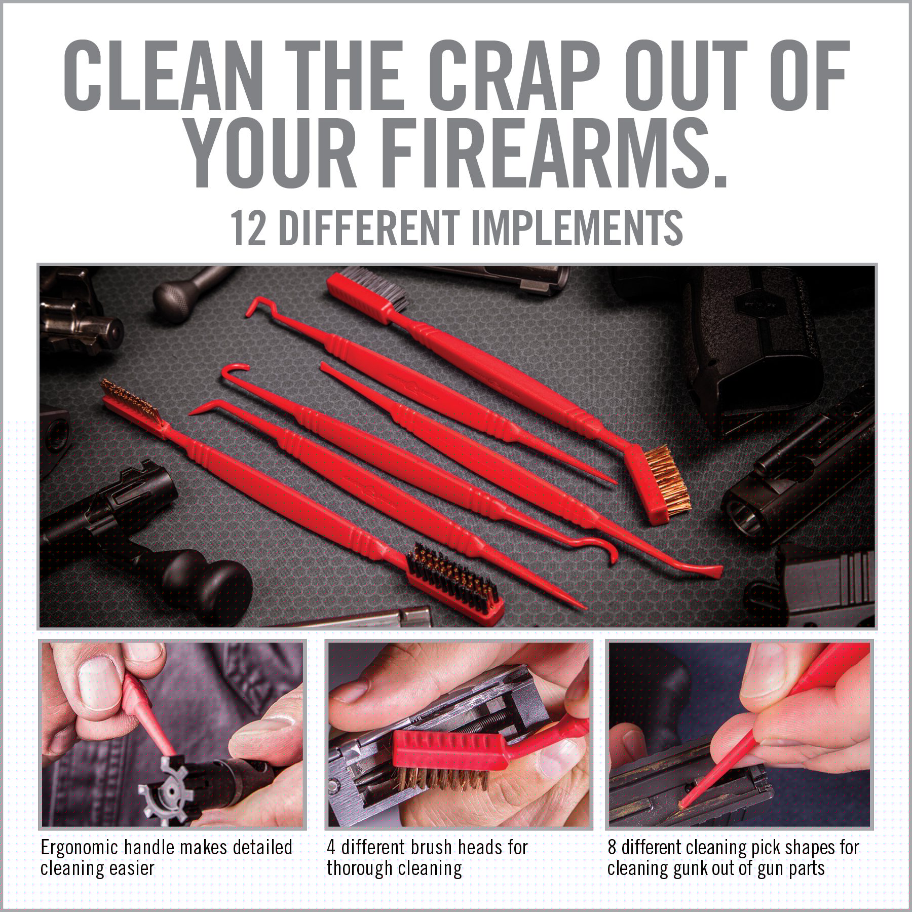 5th Image for Accu-Grip™ Picks & Brushes - Real Avid