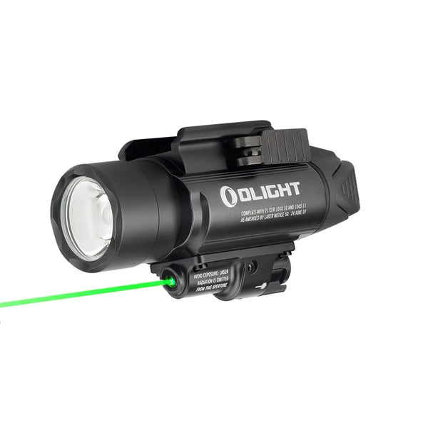 Olight Baldr Pro Weapon Light (Green Laser, 1350 Lumens, 260m, Black)