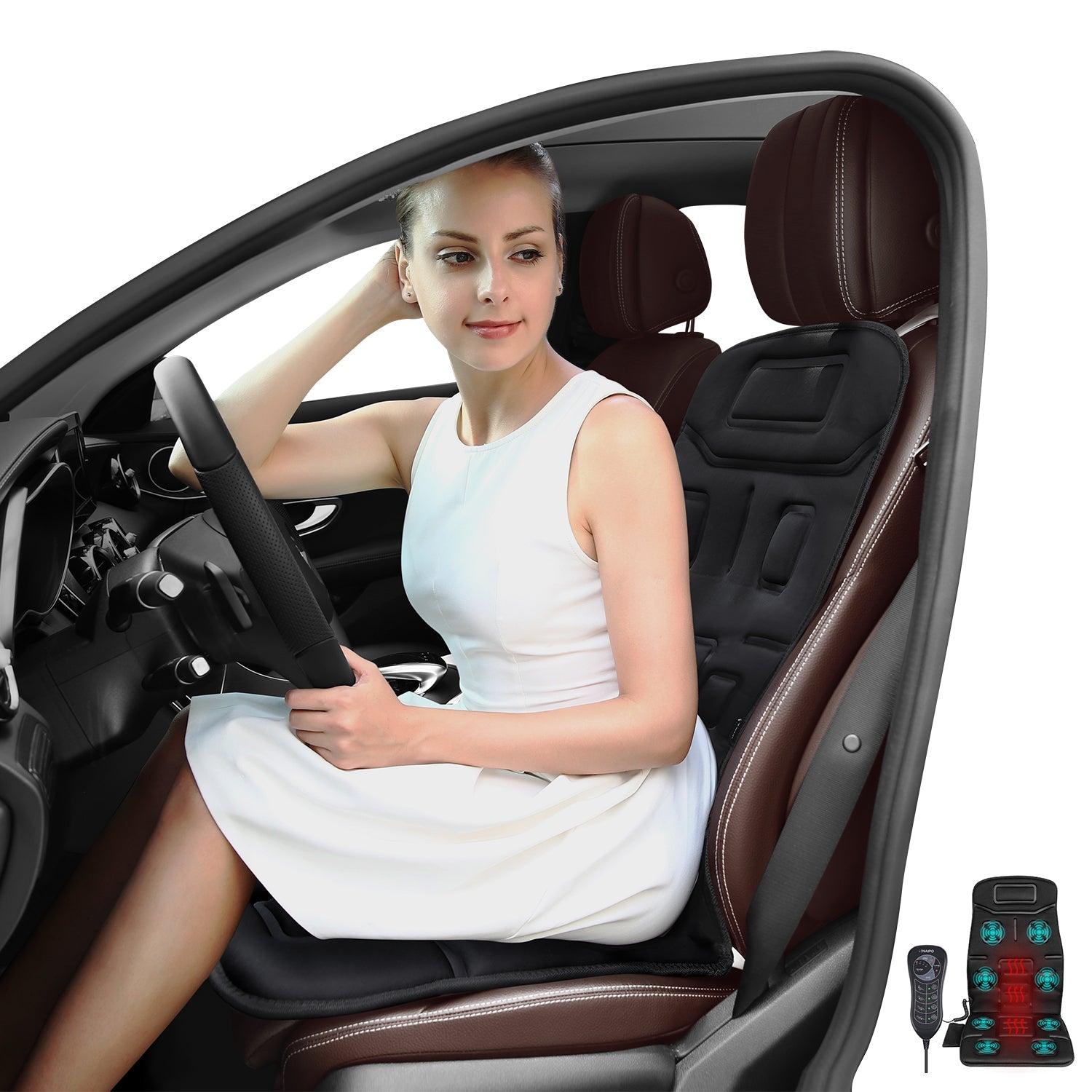 Naipo Massage Seat Cushion (Black)