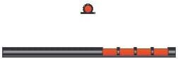 EasyHit Hunting Bead Fiberoptic Orange-Red