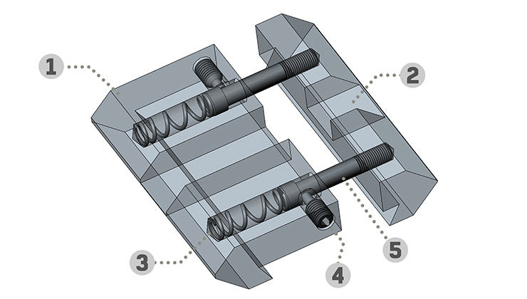 UTG .22/Airgun to Picatinny/Weaver Low Pro Snap-in Adaptor