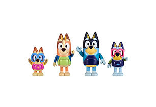 Bluey 4pk Figure Set