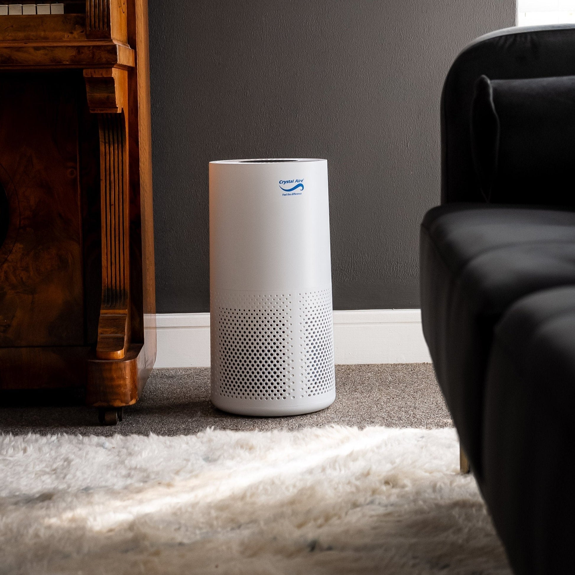 Crystal Aire Turbo HEPA LED Air Purifier - Wifi Control and 5 Step Filtration
