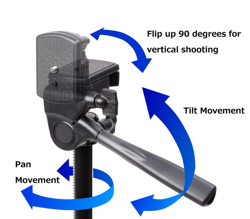 3-Way Pan & Tilt Head