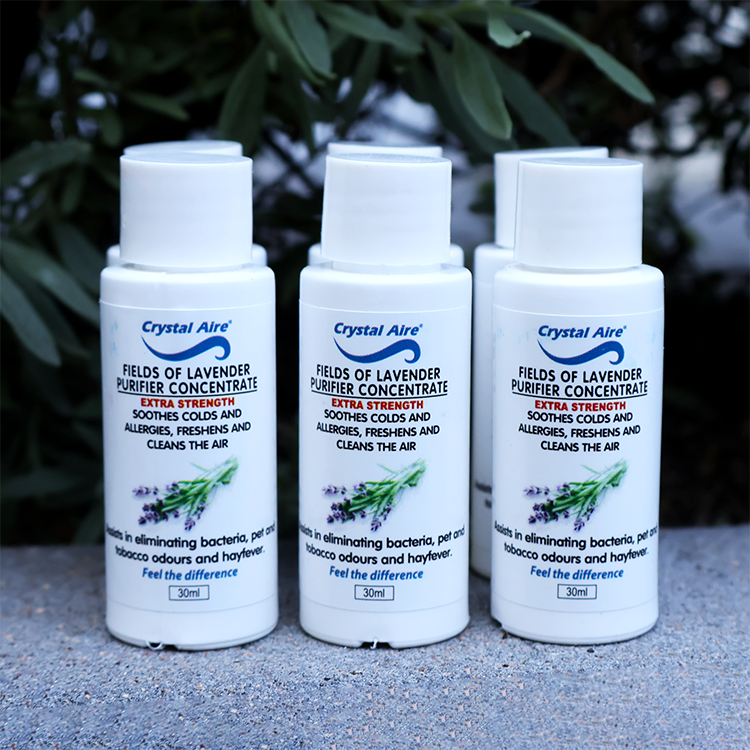 Crystal Aire Fields of Lavendar Air Purifier Concentrates - 6 Pack (30ml)