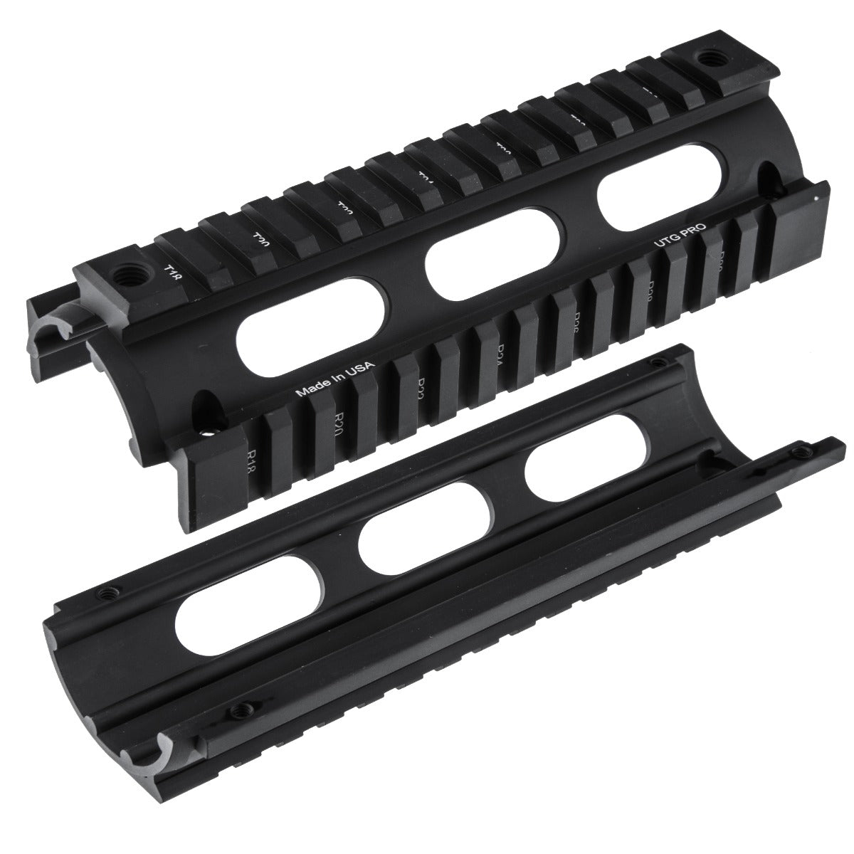 UTG PRO® AR15 Drop-in Quad Rail Handguard, Carbine-length